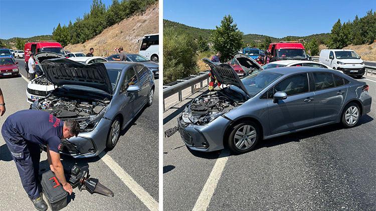 Yolda Asfalt Erimesi Zincirleme Kazaya Sebep Oldu: 8 Yaralı
