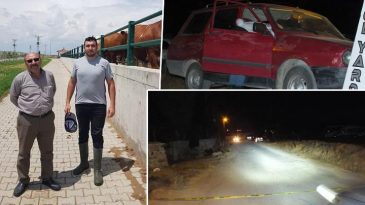 Yozgat'ta dehşet: Otomobilin &ouml;n&uuml;n&uuml; kesip t&uuml;fekle ateş a&ccedil;tı! Muhtar ve oğlu hayatını kaybetti