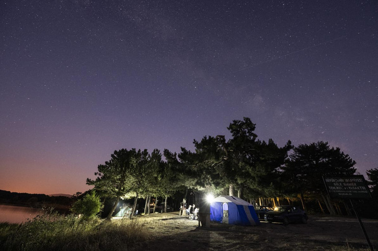 Perseid Meteor Yağmuru Görüntüsü