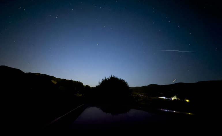 Perseid Meteor Yağmuru Görüntüsü