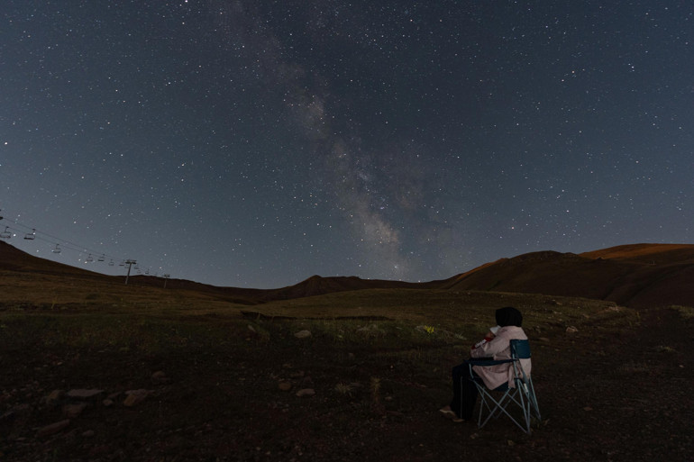 Perseid Meteor Yağmuru Görüntüsü