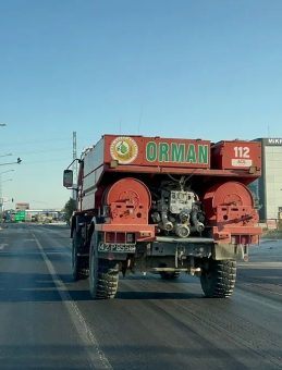 Aksaray'da Orman Yangını
