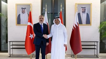 Bakan Fidan, Katar Başbakanı El Sani ile G&ouml;r&uuml;şme Ger&ccedil;ekleştirdi