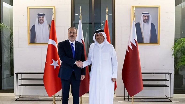 Bakan Fidan, Katar Başbakanı El Sani ile Görüşme Gerçekleştirdi