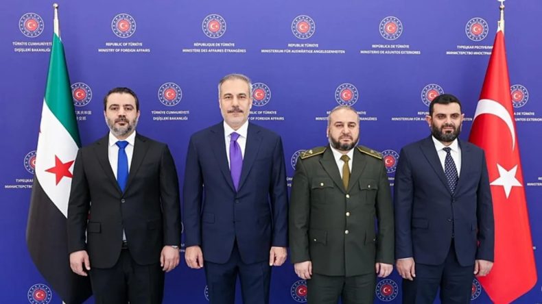 Bakan Fidan, Suriye Dışişleri ve Savunma Bakanlarıyla Bir Araya Geldi