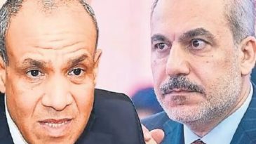Bakan Hakan Fidan, Mısırlı Mevkidaşı Abdulati ile Bir Araya Geldi