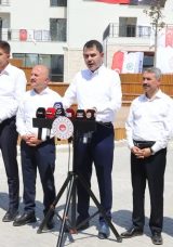 Bakan Murat Kurum Adıyaman'da Deprem &Ccedil;alışmalarını İnceledi
