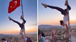 Bayrak Direğine Yapılan Hareket Tepkileri Tetikledi
