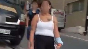 Bek&ccedil;ilerle Tartışan Kadınlar Olay &Ccedil;ıkardı