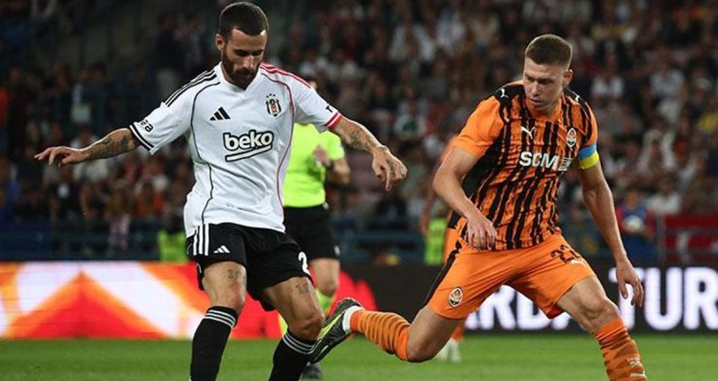 Beşiktaş, Shakhtar Donetsk'e yenildi! Konferans Ligi'nde mücadele edecek