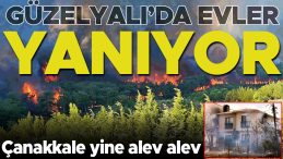 Çanakkale Güzelyalı’da Ev Yangını… Alevler Hızla Yayılıyor