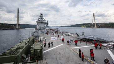 &Ccedil;anakkale'den İstanbul'a Zafer Yolculuğu: TCG Anadolu'dan Boğaz Ge&ccedil;iş T&ouml;reni