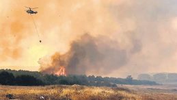 Çanakkale’de Alevlerle Mücadele Devam Ediyor
