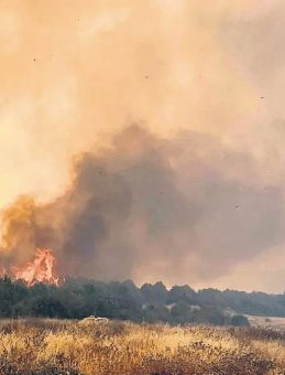 Çanakkale’de Alevlerle Mücadele Devam Ediyor