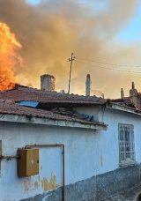 &Ccedil;orum'da M&uuml;stakil Evde Yangın! 5 Ev Zarar G&ouml;rd&uuml;