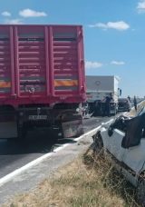 &Ccedil;orum'da Zincirleme Trafik Kazası: 10 Yaralı