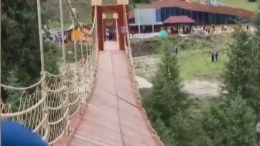 &Ccedil;in&rsquo;de Korkun&ccedil; Anlar: İnsanlar Birer Birer K&ouml;pr&uuml;den D&uuml;şt&uuml;