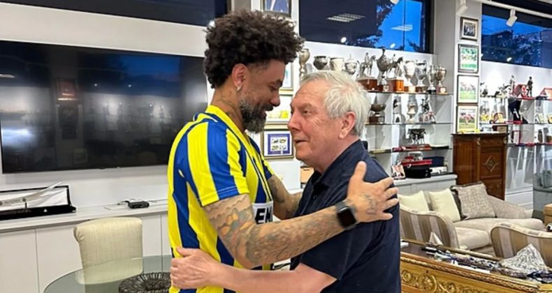 Cristian Baroni, Aziz Yıldırım'ı Ofisinde Ziyaret Etti