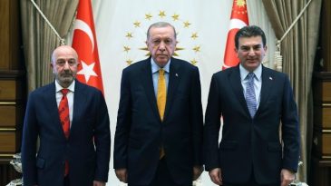 Cumhurbaşkanı Erdoğan, OYAK Heyeti'ni Ağırladı