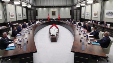 Cumhurbaşkanlığı Kabinesi Beştepe'de Toplandı