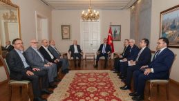 Dışişleri Bakanı Fidan, Hamas Şura Meclisi Başkanı ile bir araya geldi