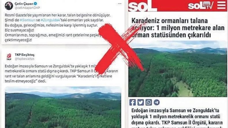 DMM: ‘Ormanların talan edildiği’ iddiası gerçek dışı