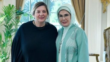 Emine Erdoğan, G&uuml;rcistan Devlet Başkanı'nın Eşi İle G&ouml;r&uuml;şt&uuml;