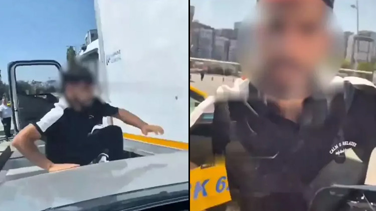 Eyüpsultan’da Kadın Sürücüye Saldıran Kamyonet Şoförü Gözaltına Alındı
