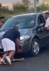 Fethiye&rsquo;de Şok Edici Trafik Olayı: Yaya &Uuml;zerinden Ge&ccedil;erek Ka&ccedil;tı!