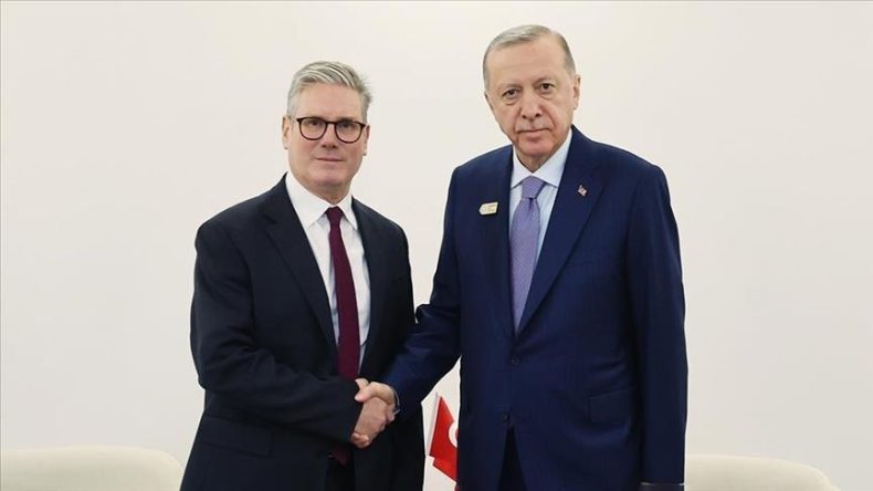Gündemdeki Son Gelişme: Cumhurbaşkanı Erdoğan, İngiltere Başbakanı Starmer ile Bir Araya Geldi