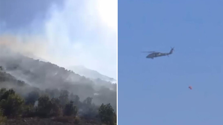 Hakkari Yüksekova'da Orman Yangını