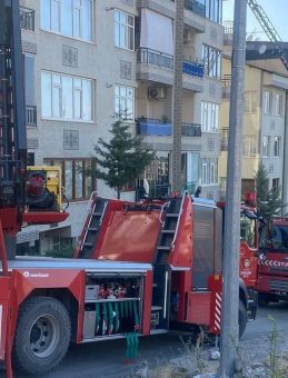 Hasan Varol Mahallesi’nde Apartman Yangını Panik Yarattı