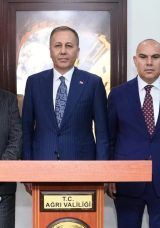 İ&ccedil;işleri Bakanı Ali Yerlikaya Ağrı'da Temaslarda Bulundu