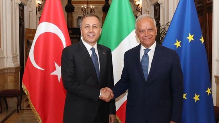 İçişleri Bakanı Ali Yerlikaya, İtalyan mevkidaşı ile görüştü