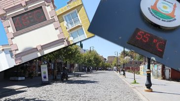 İki şehrimizde sıcaklık rekorları kırılıyor… Termometreler 55 dereceye ulaştı | Serinlemek i&ccedil;in farklı y&ouml;ntemler arandı