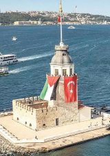 İstanbul Boğazı’nda Gazze’yi Selamlama Etkinliği Gerçekleşti