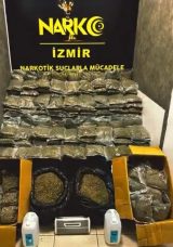 İzmir'de B&uuml;y&uuml;k Uyuşturucu Operasyonu: 127 Kilo Bonzai Ele Ge&ccedil;irildi