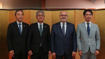 Japonya'nın Ankara B&uuml;y&uuml;kel&ccedil;iliği, Ertuğrul Fırkateyni Faciası İ&ccedil;in Anma T&ouml;reni D&uuml;zenledi