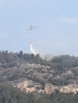Karabük’te orman yangını nedeniyle köy boşaltıldı