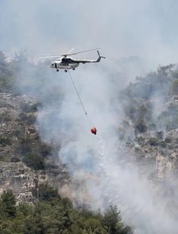 Karabük’teki Orman Yangını 21 Saat Sonra Kısmen Kontrol Altına Alındı