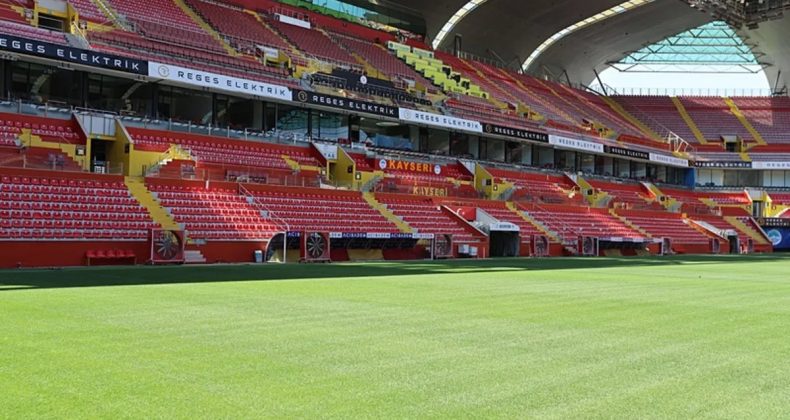 Kayserispor-Galatasaray mücadelesi için stadyum hazır!