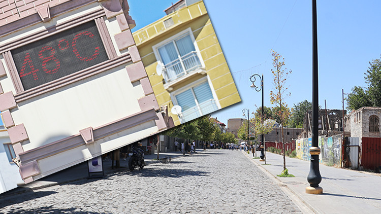 Kentte Sıcaklık 48 Dereceye Ulaştı! Serinleme Yöntemleri Aranıyor