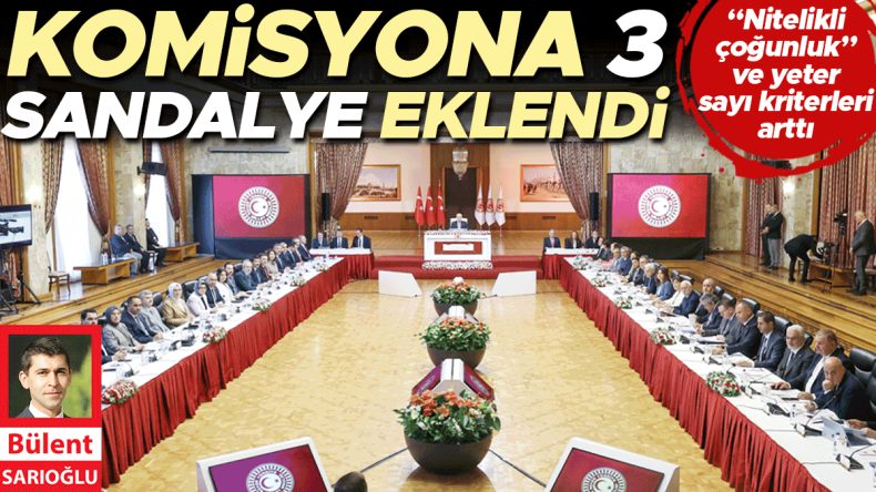 Komisyona 3 Sandalye Eklendi