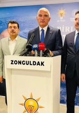 K&uuml;lt&uuml;r ve Turizm Bakanı Ersoy Zonguldak'ta Buluştu