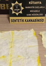 K&uuml;tahya'da uyuşturucu operasyonu! Y&uuml;kl&uuml; miktarda uyuşturucu madde ele ge&ccedil;irildi