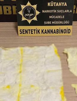 Kütahya'da uyuşturucu operasyonu! Yüklü miktarda uyuşturucu madde ele geçirildi