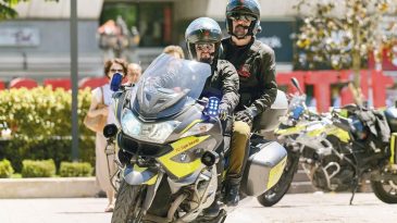 &lsquo;Moto-ambulans&rsquo; Hızla Yardıma Koşuyor
