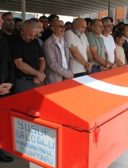 Makamında Ölü Bulunan Muhtar Son Yolculuğuna Uğurlandı