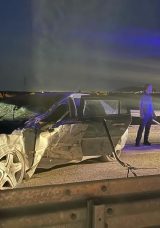 Malatya&rsquo;da Bariyerlere &Ccedil;arpan Otomobilde 4 Kişi Yaralandı