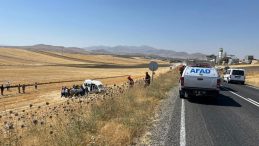 Malazgirt Zaferi Etkinliklerine Giden Minibüs Şarampole Devrildi: 1’i Ağır 10 Yaralı